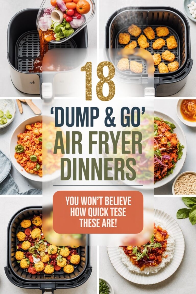 18 Air Fryer “Dump & Go” Dinners