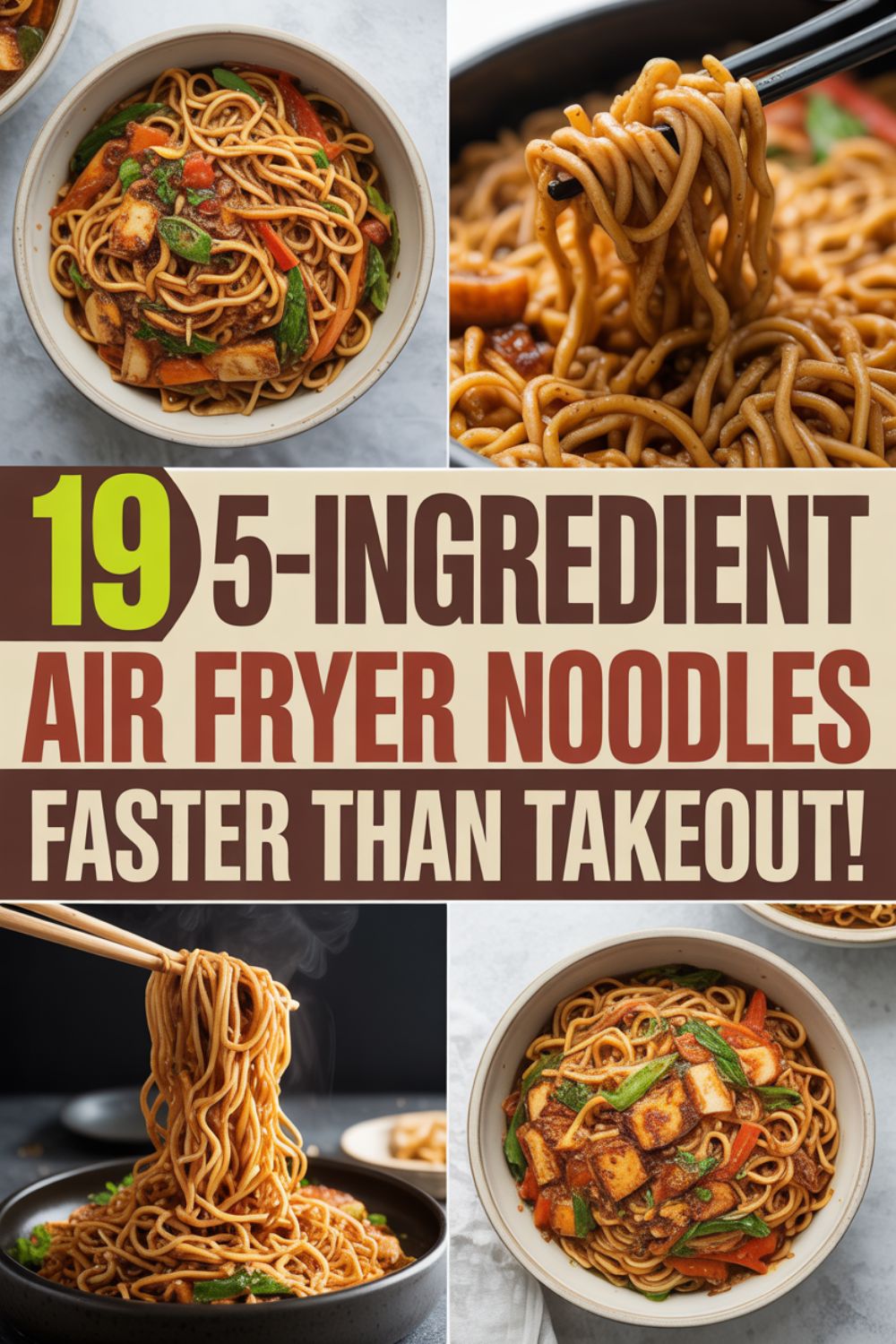 19 5 Ingredient Air Fryer Noodles So Fast