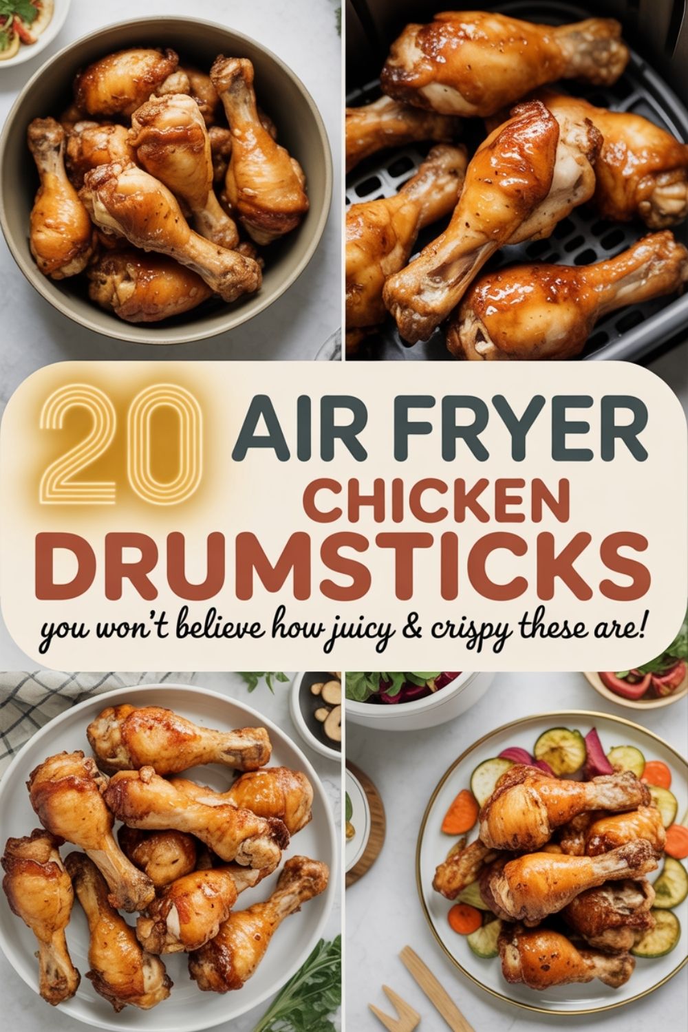 20 Air Fryer Chicken Drumsticks Easy