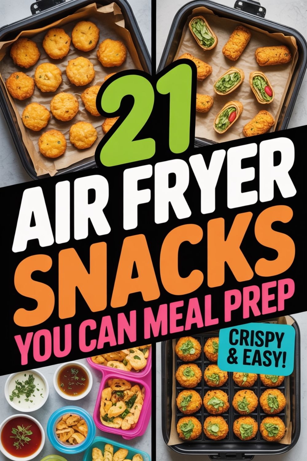 21 Air Fryer Snacks You Can Meal Prep