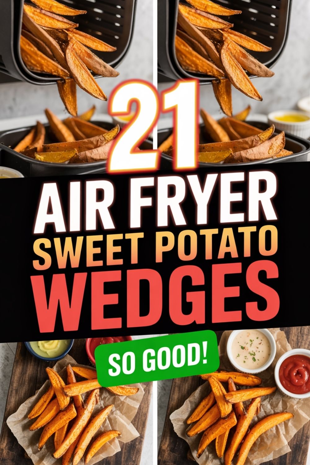 21 Air Fryer Sweet Potato Wedges (So Good) 2