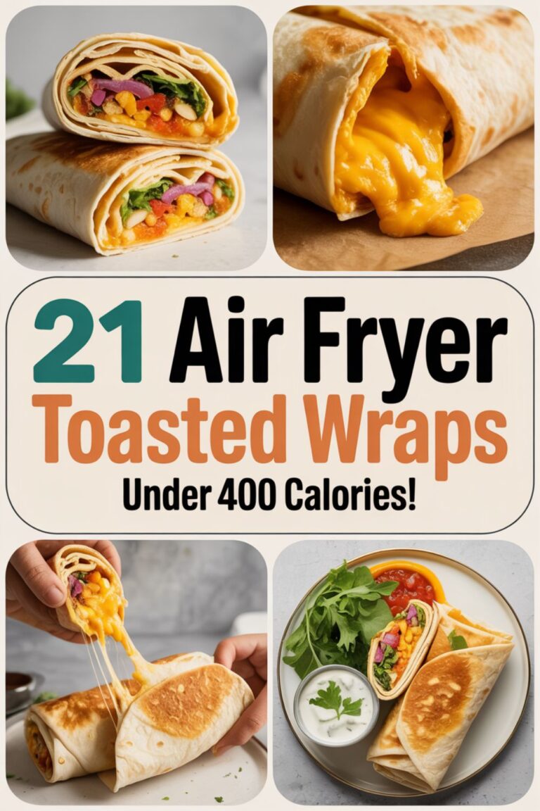 21 Air Fryer Toasted Wraps Under 400 Calories