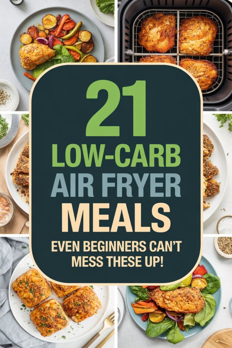 21 Low-Carb Air Fryer Meals for Beginners