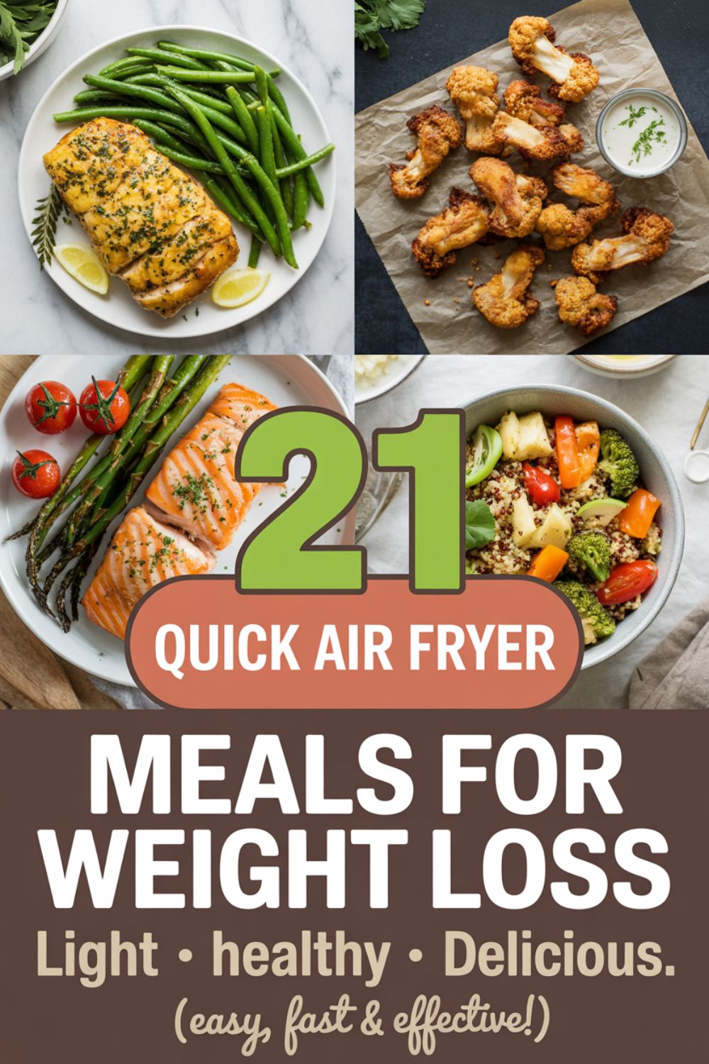21 Quick Air Fryer Meals for Weight Loss