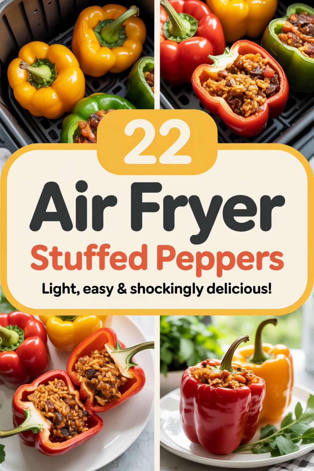 22 Air Fryer Stuffed Peppers Light Easy