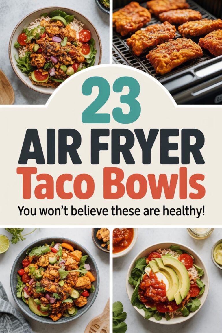 23 Air Fryer Taco Bowls (Healthy!)