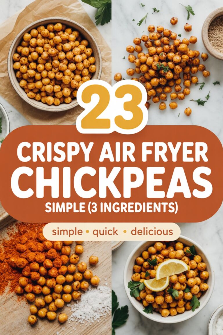 23 Crispy Air Fryer Chickpeas (3 Ingredients!) 10 23 Crispy Air Fryer Chickpeas (3 Ingredients!)