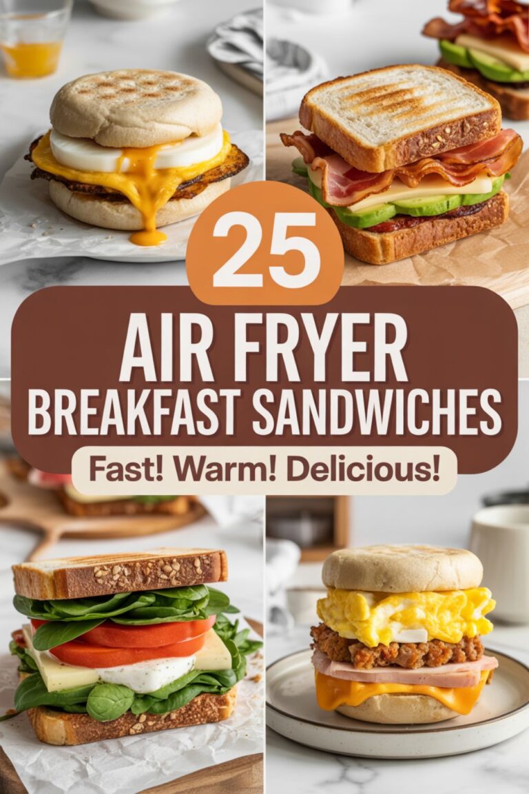 25 Air Fryer Breakfast Sandwiches (Fast!)