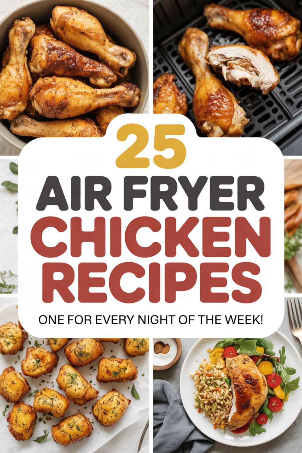 25 Air Fryer Chicken Recipes for Every Night of the Week