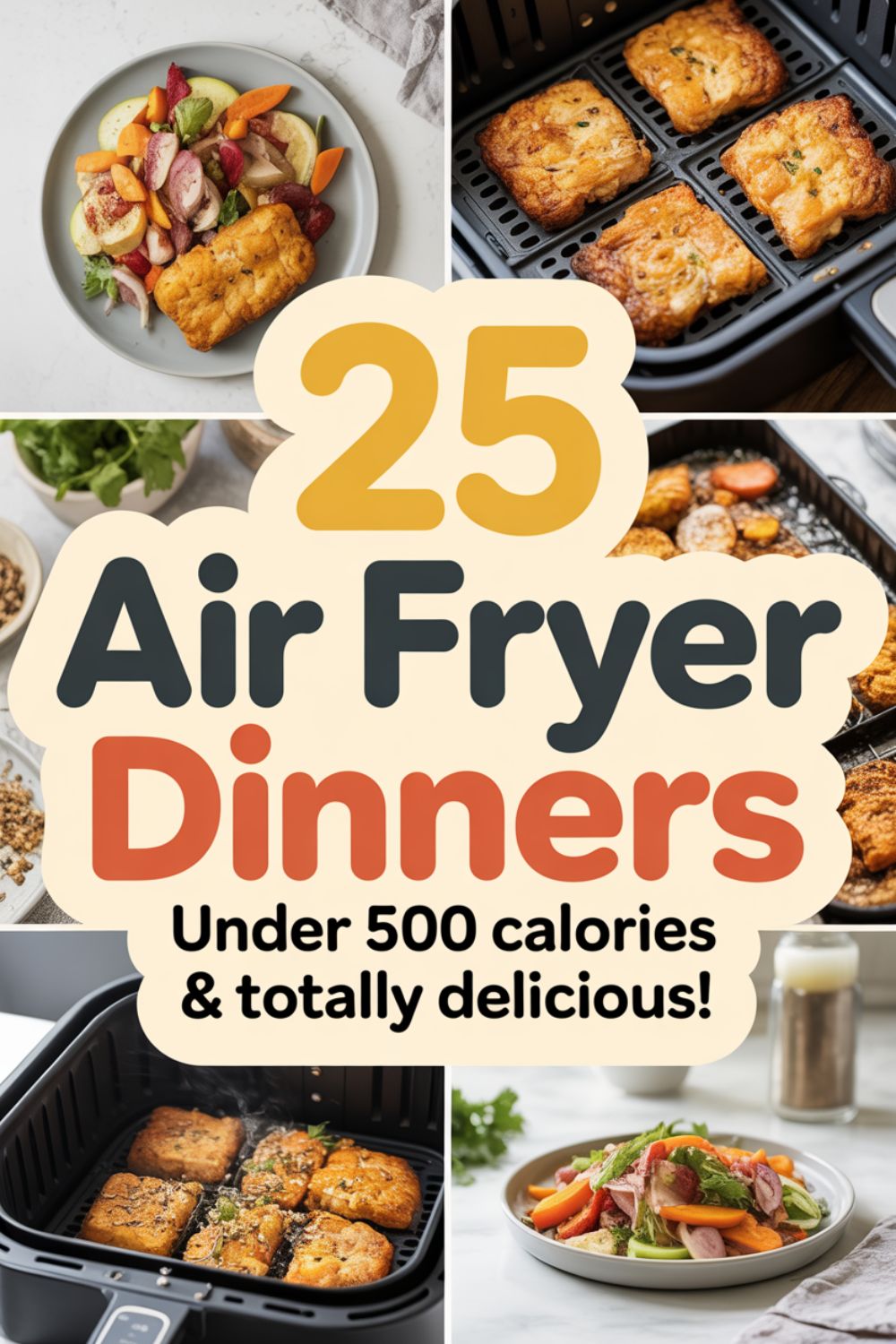 25 Air Fryer Dinners Under 500 Calories