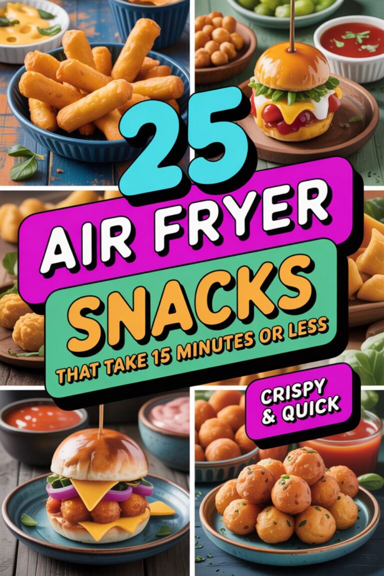 25 Air Fryer Snacks That Take 15 Minutes or Less