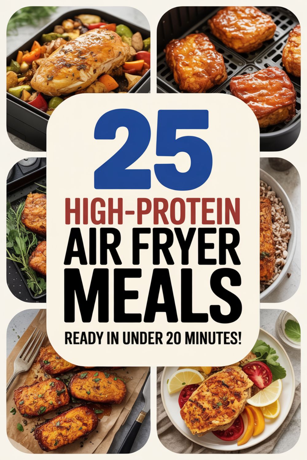 25 High Protein Air Fryer Meals Under 20 Minutes