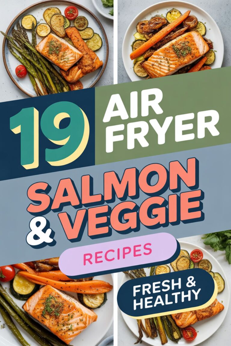 19 Air Fryer Salmon & Veggie Recipes