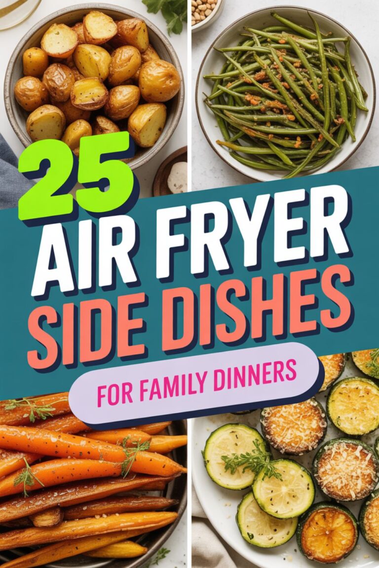 25 Air Fryer Side Dishes for Family Dinners