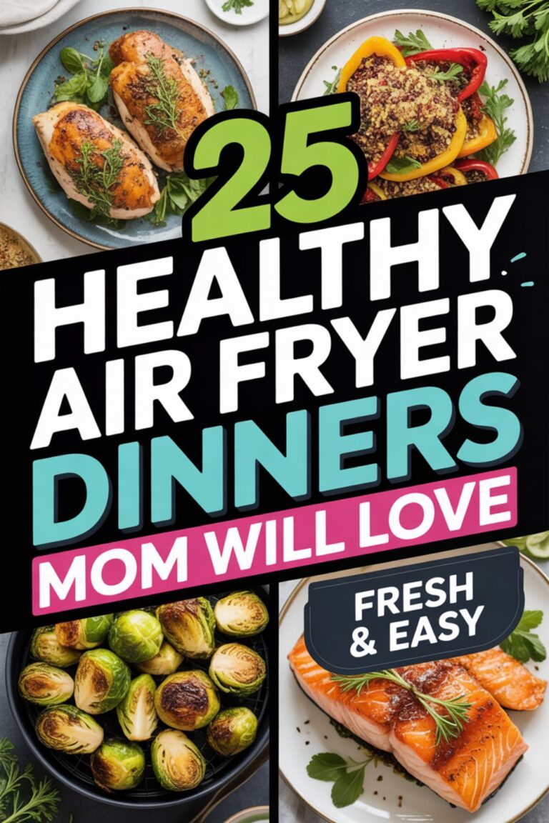 25 Healthy Air Fryer Dinners Mom Will Love